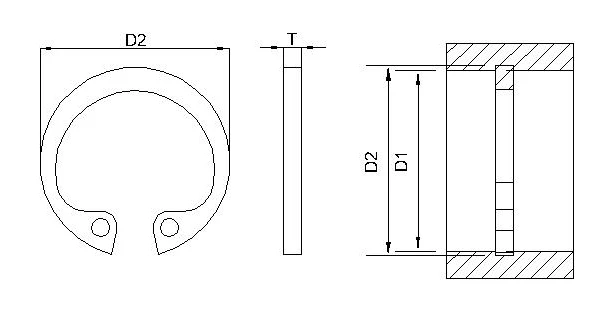 Phe gài lỗ (C-Type retaining ring internal)